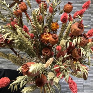 Bouquet de fleurs séchées Capucine