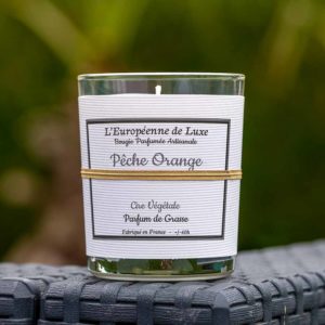 Bougie parfumée senteur Pêche Orange