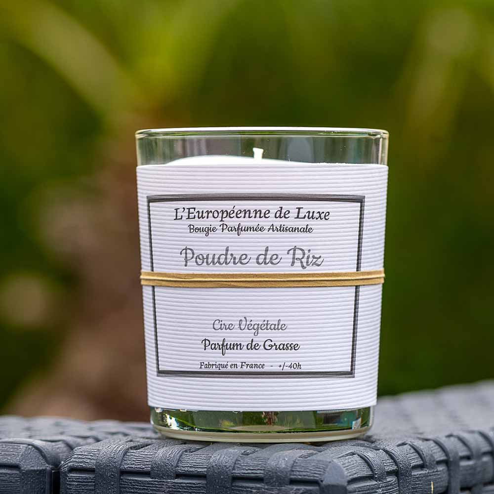 Bougie parfumée senteur Poudre De Riz